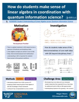 How do students make sense of linear algebra in coordination with quantum information science?