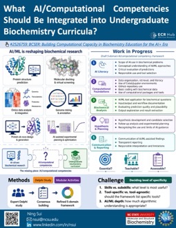 What AI/Computational Competencies Should Be Integrated into Undergraduate Biochemistry Curricula?