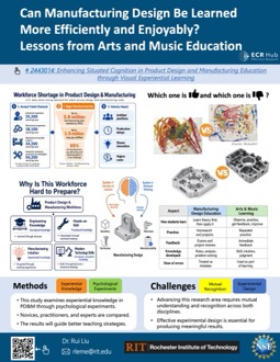 Can Manufacturing Design Be Learned More Efficiently and Enjoyably? Lessons from Arts and Music Education