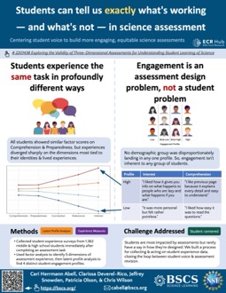 Students can tell us exactly what's working — and what's not — in science assessment