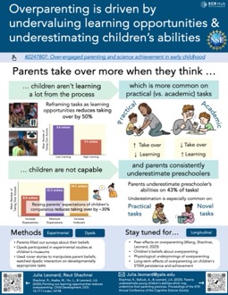 Overparenting is driven by undervaluing learning opportunities & underestimating children’s abilities