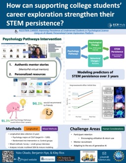 How can supporting college students’ career exploration strengthen their STEM persistence?