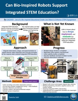 Can Bio-Inspired Robots Support Integrated STEM Education?